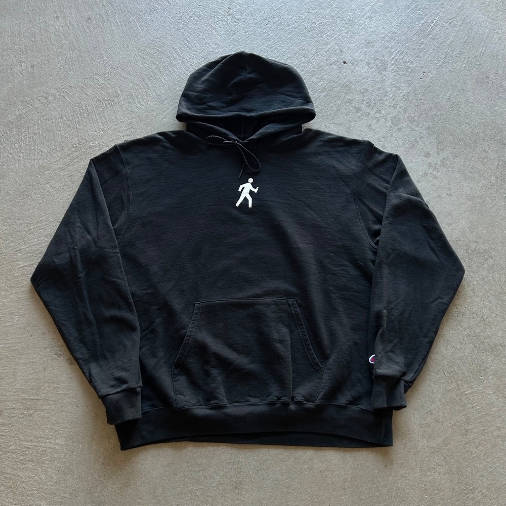Champion Sidetalk NYC Sweatshirt Size XL Black‎ Hoodie Pedestrian